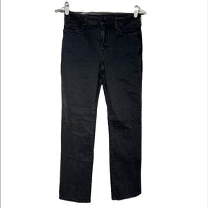 NYDJ black jeans straight size 8P